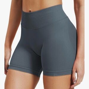 Stormy Grey Women Workout Impact Shorts